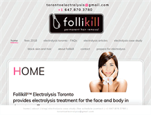 Tablet Screenshot of follikill.com